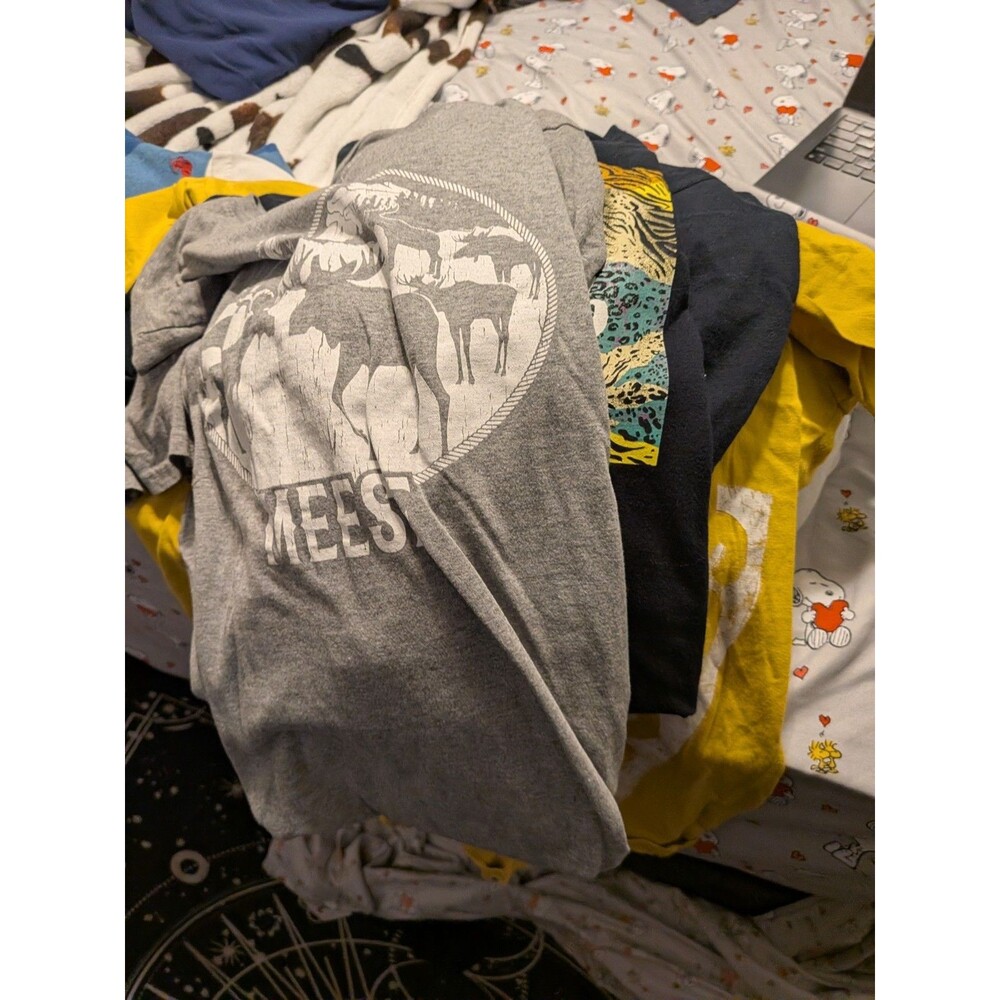 Messe Men's T-shirt Extra Large White And Gray Amazon